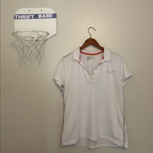 NIKE Women Golf White Polo